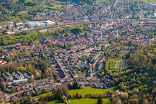 Buchenstr in the district Berghausen in Pfinztal in the state Baden-Wuerttemberg, Germany