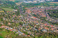 Eisenbahnstr in the district Grötzingen in Karlsruhe in the state Baden-Wuerttemberg, Germany