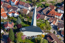 Catholic Church from the southeast in the district Berghausen in Pfinztal in the state Baden-Wuerttemberg, Germany