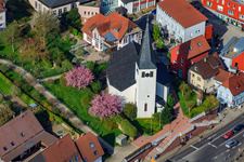 Protestant St. Martin's Church in the district Berghausen in Pfinztal in the state Baden-Wuerttemberg, Germany