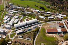 Pfinztal, Fraunhofer Institute for Chemical Technology (ICT) in the district Grötzingen in Karlsruhe in the state Baden-Wuerttemberg, Germany viewn from the air