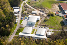 Pfinztal, Fraunhofer Institute for Chemical Technology (ICT) in the district Grötzingen in Karlsruhe in the state Baden-Wuerttemberg, Germany from the drone perspective