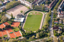 Turmberg Stadium in the district Durlach in Karlsruhe in the state Baden-Wuerttemberg, Germany