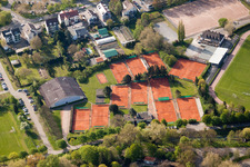 Tennis Club at the Turmberg Stadium in the district Durlach in Karlsruhe in the state Baden-Wuerttemberg, Germany