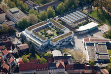 Industrial estate and company settlement in the district Durlach in Karlsruhe in the state Baden-Wurttemberg