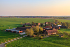 Höfgen district in the district Welsickendorf in Niederer Fläming in the state Brandenburg, Germany