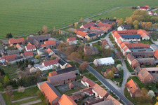Church building in the village of in Niederer Flaeming in the state Brandenburg, Germany