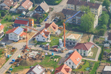 On the high trail in Kandel in the state Rhineland-Palatinate, Germany out of the air