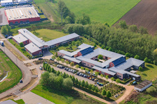 Oblique view of Life support in the district Minderslachen in Kandel in the state Rhineland-Palatinate, Germany