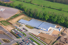 Horst Industrial Estate, Alfa Aesar in the district Minderslachen in Kandel in the state Rhineland-Palatinate, Germany out of the air