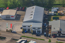 Workers' housing in the Horst industrial estate in the district Minderslachen in Kandel in the state Rhineland-Palatinate, Germany