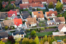 District Grünwettersbach in Karlsruhe in the state Baden-Wuerttemberg, Germany from a drone