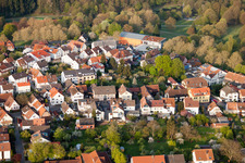 Kurpark from the east in the district Reichenbach in Waldbronn in the state Baden-Wuerttemberg, Germany