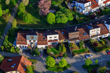 Trollingerstr in the district Stupferich in Karlsruhe in the state Baden-Wuerttemberg, Germany out of the air