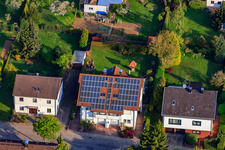 Rebgärtenstr in the district Stupferich in Karlsruhe in the state Baden-Wuerttemberg, Germany