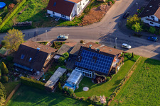 Rieslingstr in the district Stupferich in Karlsruhe in the state Baden-Wuerttemberg, Germany out of the air