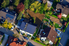 Gutedelstr in the district Stupferich in Karlsruhe in the state Baden-Wuerttemberg, Germany