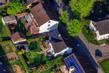 Stutenpferchstr in the district Stupferich in Karlsruhe in the state Baden-Wuerttemberg, Germany out of the air