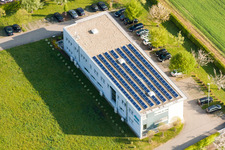 Office building of LEITWERK AG in Stupferich in the state Baden-Wurttemberg, Germany