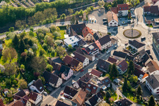 Söllinger Straße in the district Kleinsteinbach in Pfinztal in the state Baden-Wuerttemberg, Germany