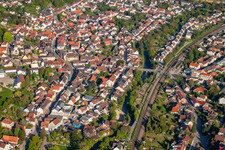 Pfinz Bridge in the district Söllingen in Pfinztal in the state Baden-Wuerttemberg, Germany
