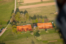 Tennis Club in the district Völkersbach in Malsch in the state Baden-Wuerttemberg, Germany