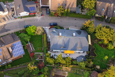 Drone image of Schauinslandstraße in the district Völkersbach in Malsch in the state Baden-Wuerttemberg, Germany