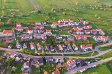Kreuzäcker new development area in the district Völkersbach in Malsch in the state Baden-Wuerttemberg, Germany