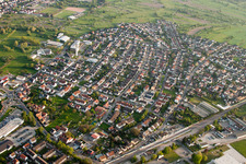 Malsch in the state Baden-Wuerttemberg, Germany from a drone