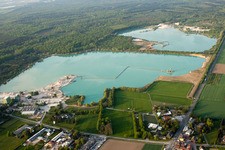 Jordansee Gravel Works in the district Neumalsch in Malsch in the state Baden-Wuerttemberg, Germany