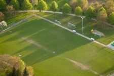 Sports field in Durmersheim in the state Baden-Wuerttemberg, Germany