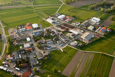 Zeppelinstr industrial area in Au am Rhein in the state Baden-Wuerttemberg, Germany