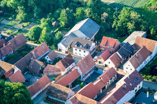 Aerial photograpy of Nagel Winery in Vollmersweiler in the state Rhineland-Palatinate, Germany