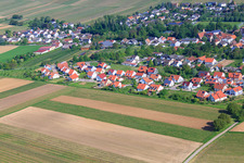 New development area Im Erbsenfeld in the district Mörzheim in Landau in der Pfalz in the state Rhineland-Palatinate, Germany