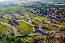 New development area in the NE in the district Schaidt in Wörth am Rhein in the state Rhineland-Palatinate, Germany