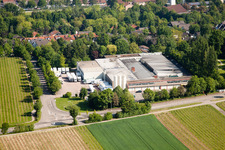 Aerial view of Wollmesheimer Höhe, Hofmeister-Brot GmbH in Landau in der Pfalz in the state Rhineland-Palatinate, Germany