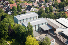 Aerial view of Wollmesheimer Höhe, WICKERT Maschinenbau GmbH in Landau in der Pfalz in the state Rhineland-Palatinate, Germany