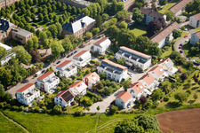 Aerial photograpy of Wollmesheimer Höhe in Landau in der Pfalz in the state Rhineland-Palatinate, Germany