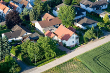 Speyerstr in the district Schaidt in Wörth am Rhein in the state Rhineland-Palatinate, Germany