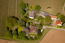 Aerial photograpy of Smallpox set in Landau in der Pfalz in the state Rhineland-Palatinate, Germany