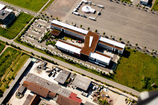 District Queichheim in Landau in der Pfalz in the state Rhineland-Palatinate, Germany out of the air