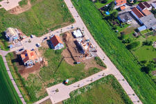 New development area Unteres Rappenfeld in the district Mörlheim in Landau in der Pfalz in the state Rhineland-Palatinate, Germany