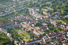 Ostmarkstr in the district Durlach in Karlsruhe in the state Baden-Wuerttemberg, Germany