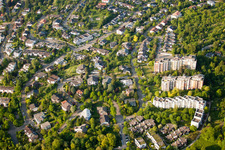 Aerial view of District Geigersberg in the city in the district Durlach in Karlsruhe in the state Baden-Wurttemberg