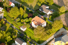 Aerial photograpy of Thomashof in the district Durlach in Karlsruhe in the state Baden-Wuerttemberg, Germany