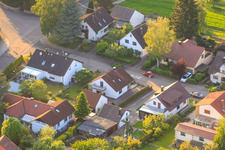 Gerberastraße 4 in the district Stupferich in Karlsruhe in the state Baden-Wuerttemberg, Germany out of the air