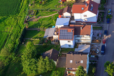 KITA Mäusenest in the district Stupferich in Karlsruhe in the state Baden-Wuerttemberg, Germany out of the air