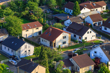 District Stupferich in Karlsruhe in the state Baden-Wuerttemberg, Germany out of the air