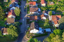 Aerial photograpy of Gerberastraße 4 in the district Stupferich in Karlsruhe in the state Baden-Wuerttemberg, Germany