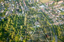 Cemetery in Ettlingen in the state Baden-Wuerttemberg, Germany